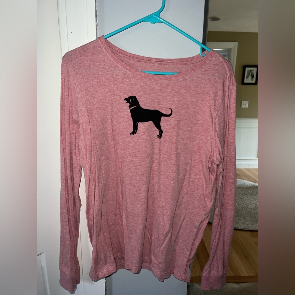 Women’s Black Dog Long Sleeve